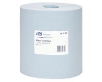 Bobina de secado mecha Tork M2 Wiper 320azul - caja de 6