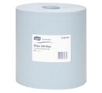 Bobine d'essuyage à dévidage central Tork M2 Wiper 320 bleue - Carton de 6
