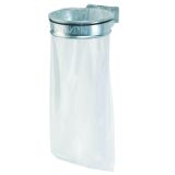 Support de sacs poubelles mural 110 litres Rossignol Ecollecto gris