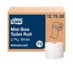 Toilet paper double thickness Tork T6 Premium - Box of 27 rolls 100 m