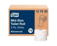 Toiletpapier dubbele dikte Tork T6 Premium - Doos van 27 rollen 100 m