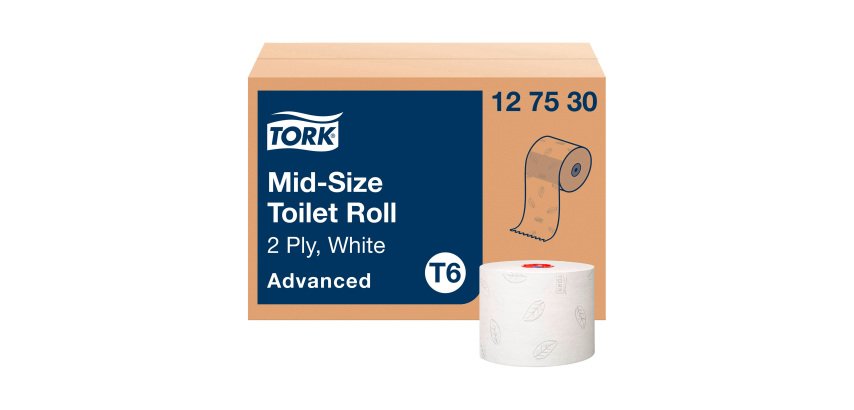 Papier toilette double épaisseur Tork T6 Premium - 27 rouleaux de 100 m