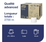 Toilet paper double thickness Tork T6 Premium - Box of 27 rolls 100 m
