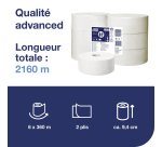 Toiletpapier Maxi Jumbo dubbele dikte Tork T1 Advanced - Pak van 6 rollen 360 m