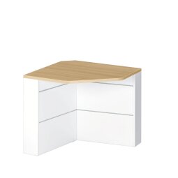 Reception desk for persons with reduced mobility W 83 cm Quadri