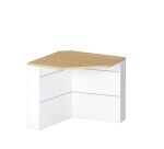 Banque d'accueil d'angle pour personne à mobilité réduite L 83 x H 74 cm - Sunday