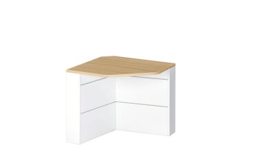 Reception desk for persons with reduced mobility W 83 cm Quadri
