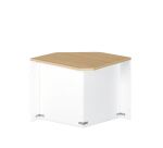 Banque d'accueil d'angle pour personne à mobilité réduite L 83 x H 74 cm - Sunday