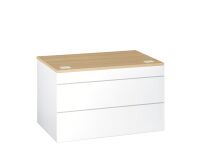 Banque d'accueil basse droite L 120 x H 74 cm - Sunday