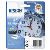 Pack von 3 Cartridges Epson 27 Farbig