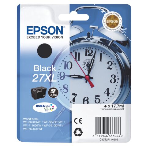 Cartridge Epson 27XL Schwarz