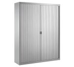 Armoire haute à rideaux démontables Largeurs spécifiques 200 x 160 cm aluminium