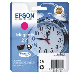 Epson 27 / C13T27024010 Cartuchos originales separados cian, magenta o amarillo (300 páginas) 