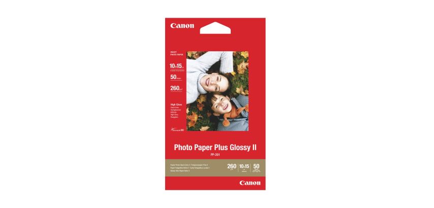 Papel fotográfico brillante Canon PP 201-10 x 15 cm 265 g - 50 hojas