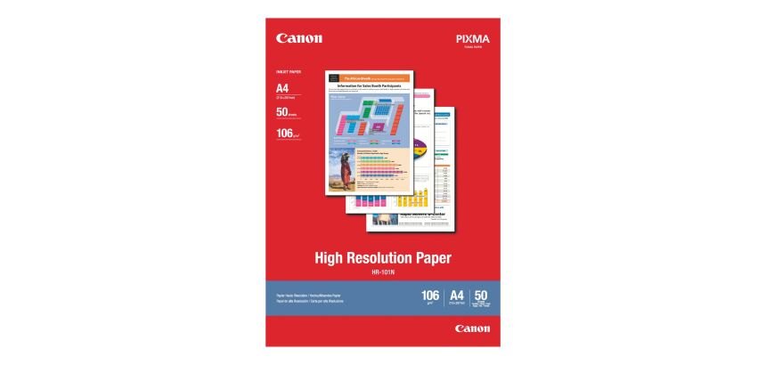 Papier photo Canon HR101 A4 106 g - 50 feuilles