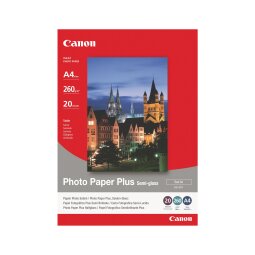 Box 20 sheets of photo paper Canon SG 201 A4