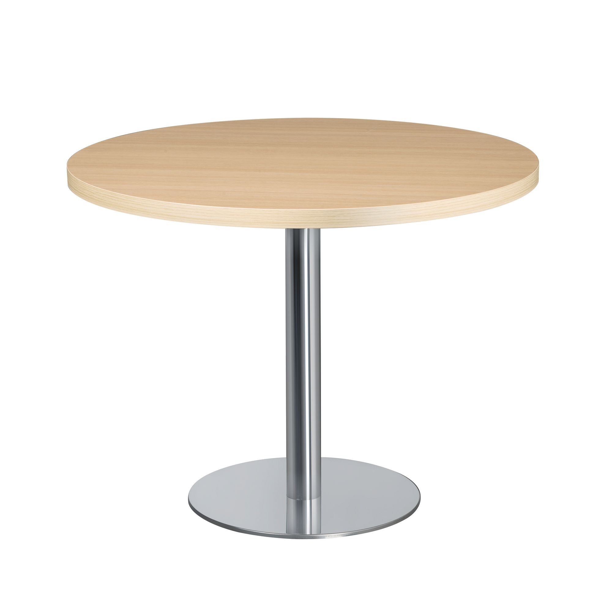 Table ronde diamètre 100cm Shiny pied chromé