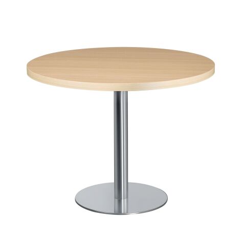 Table de réunion ronde 4 personnes D 100 cm - Milano