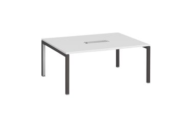 Table de réunion L 160 x P 120 cm piètement métal avec top access Arko