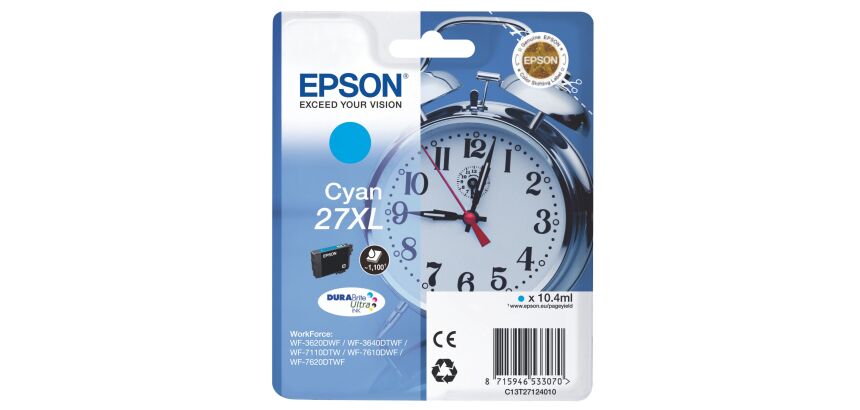Epson 27XL cartouche haute capacité couleurs séparées pour imprimante jet d'encre