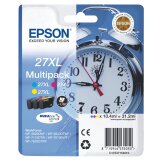 Epson 27XL Pack cartouche haute capacité de 3 couleurs pour imprimante jet d'encre