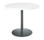 Mesa redonda Ø 100 cm Excellens Blanco base circular