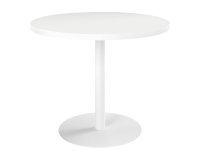 Mesa redonda Ø 100 cm Excellens Blanco base circular