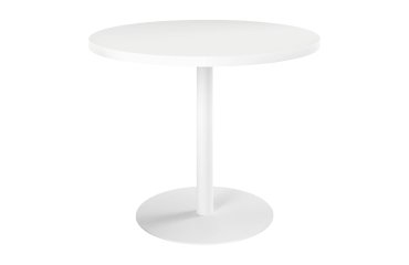 Mesa redonda Ø 100 cm Excellens Blanco base circular