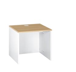 Mostradores recto bajo Quadri Alt 74 x An 80 cm roble