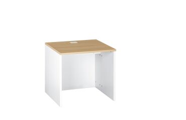 Mostradores recto bajo Quadri Alt 74 x An 80 cm roble