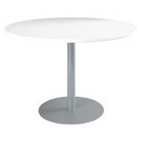 Mesa redonda Ø 120 cm Excellens Blanco base circular