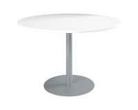 Mesa redonda Ø 120 cm Excellens Blanco base circular