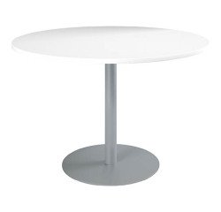 Mesa redonda Ø 120 cm Excellens Blanco base circular