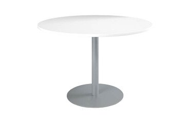 Mesa redonda Ø 120 cm Excellens Blanco base circular