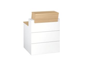 Mostrador alto Quadri An 80 cm Roble