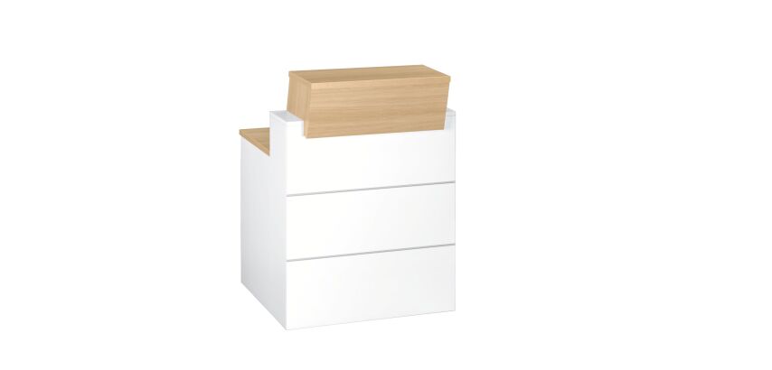 Mostrador alto Quadri An 80 cm