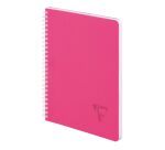 Cahier spirales Clairefontaine Linicolor A5 17 x 22 cm - petits carreaux - 100 pages