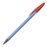 Stylos bille Bic Cristal Soft à capuchon pointe 1,2 mm - écriture moyenne rouge  
