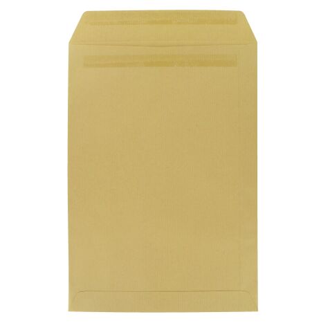 Doos met 250 administratieve enveloppen bruine kraft 229 x 324 mm budget zonder venster