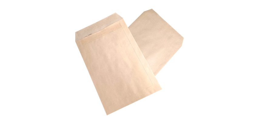 Pochette Administrative kraft brun 229 x 324 mm - Sans fenêtre - Boîte de 250