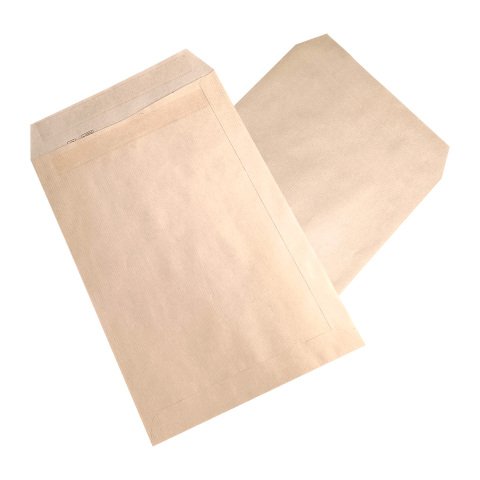 Bolsas administrativas kraft marrón 229x324 mm gama económica sin ventana auto. - Caja de 250