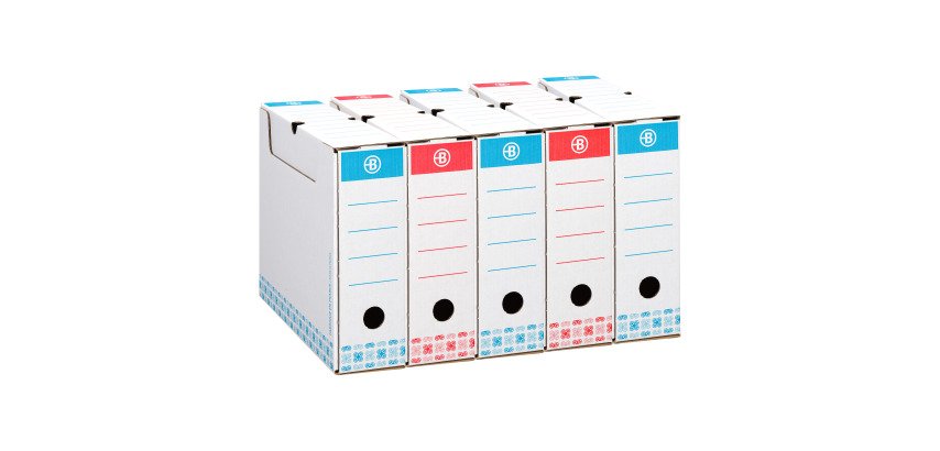 Archiv-Schachtel mit Rücken 8 cm - Auswahl
