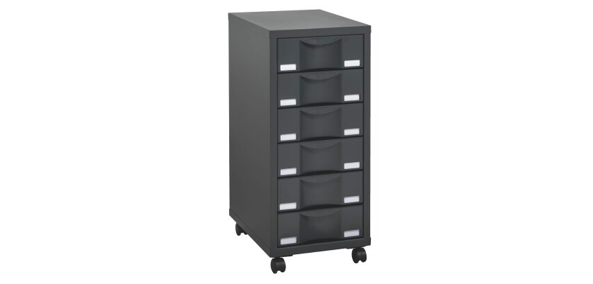 Archivador móvil multicajón Izo 6 cajones