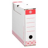 Archiefdoos met rug 8cm - rood