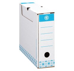 Box Archivierung Braunkarton Bruneau - 8 cm Rücken - Hohe Beständigkeit - Farbe