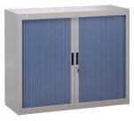 Brown curtain cabinet