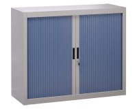 Armoire à rideaux démontables Bruneau 100 x 120 cm gris-bleu