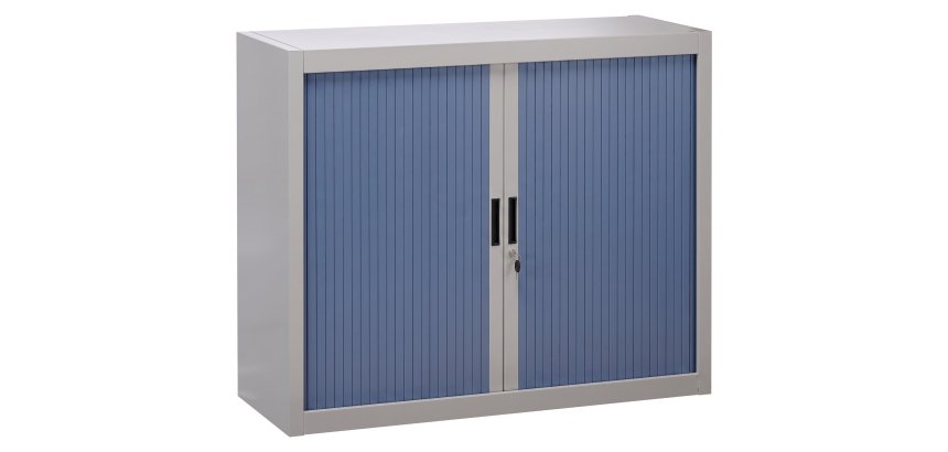 Brown curtain cabinet