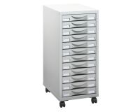 Archivador móvil multicajón Izo 12 cajones