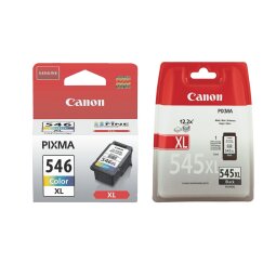 Pack van 2 cartridges Canon PG545XL zwart en CL546XL kleur